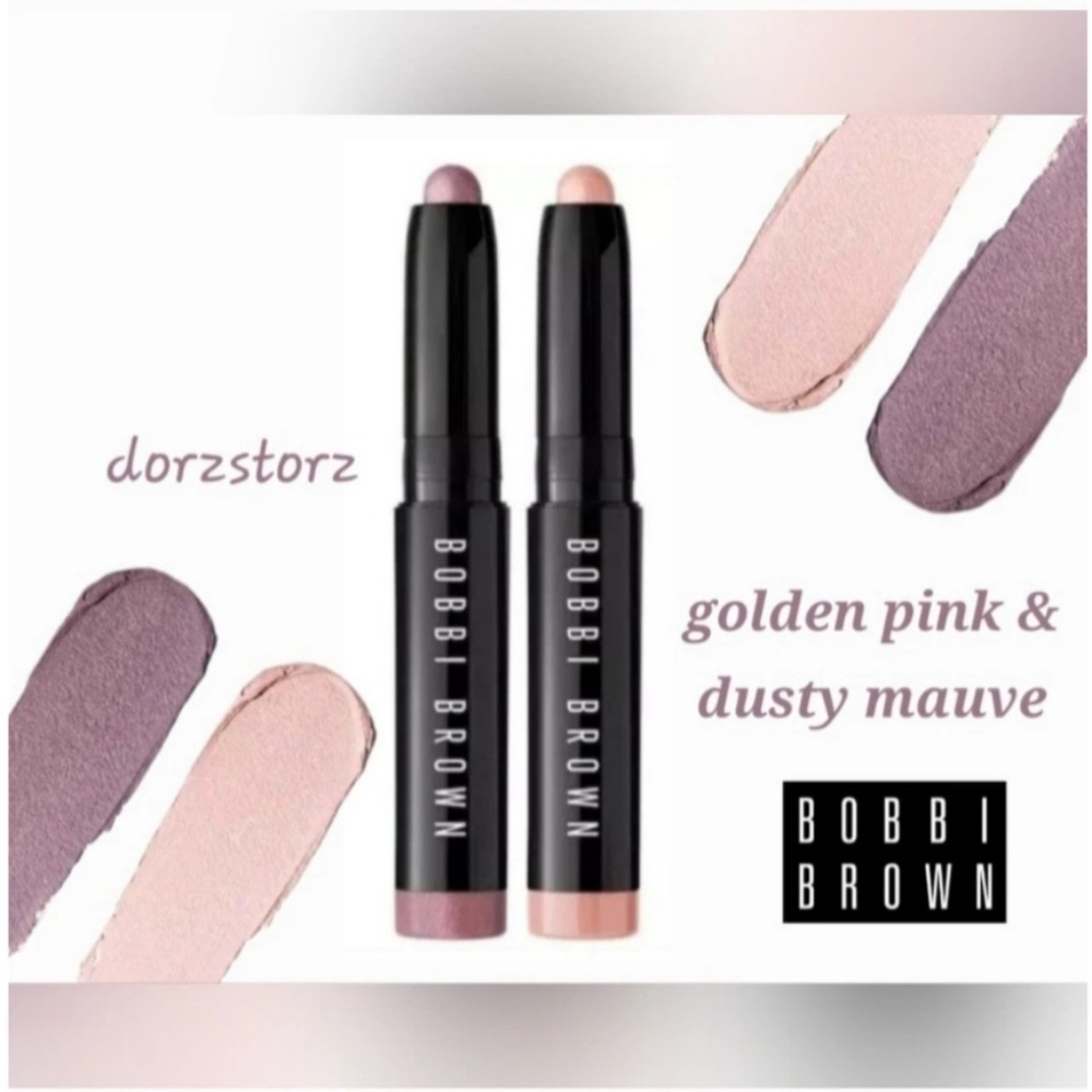 BOBBI BROWN Mini Long Wear Cream Stick Duo*GOLDEN PINK & DUSTY MAUVE*/New in box